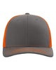 Charcoal neon orange