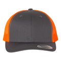 Charcoal neon orange